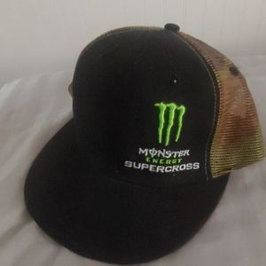 Monster energy supercross hat